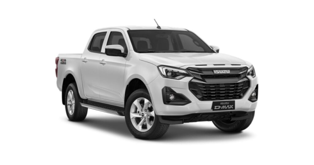 Isuzu D-MAX blanca 4x4 doble cabina disponible en renting multimarca para empresas en Costa Rica con Total Fleet